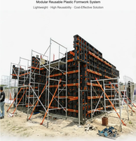 Panneaux de coffrage en plastique ABS CONSO P80, système de coffrage en béton réutilisable haute résistance pour la construction