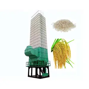Çiftlik kullanımı 30 Ton sürekli akış tahıl mısır buğday kurutma Parboiled çeltik kurutucu