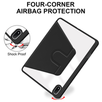 Coque pour Oneplus Pad 3 étui avec porte-crayon 360 rotatif acrylique clair dur tablette Funda pour OnePlus Pad 3 13.2 pouces étui