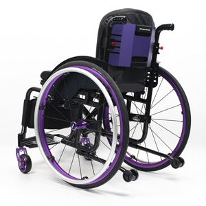 Sedia a Rotelle Manuale Pieghevole in Alluminio Ultraleggera di Lusso per Sport e Mobilità Esterna, Modello 2026 - Offerta Imperdibile - Product Image 3