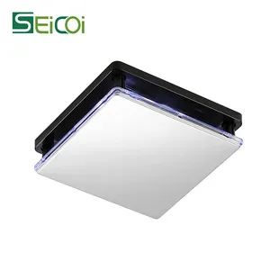 SEICOI 2023 New Stylish 6 Inch Exhaust Fan For Bathroom Ceiling or Wall Mounting Fume Extractor Fan With Led Light Water Proof