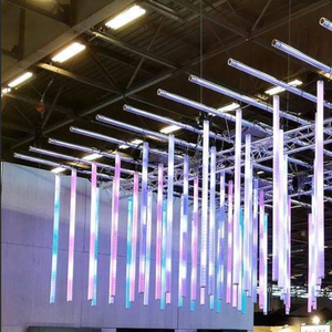 Luci Tubolari LED 3D DMX512 DC24V 23W 1 Metro per Decorazione Soffitto, Luci da Palcoscenico RGB, Tubo Luminoso Sospeso - Product Image 1