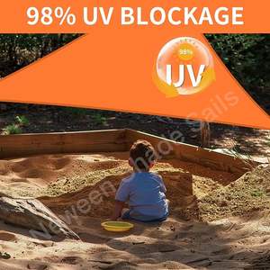 420D Oxford Waterdichte Driehoekige Zeilzeil Zonnescherm Afdak Zwembad Tent Zonnescherm Luifel Buiten Camping Tent - Product Image 6