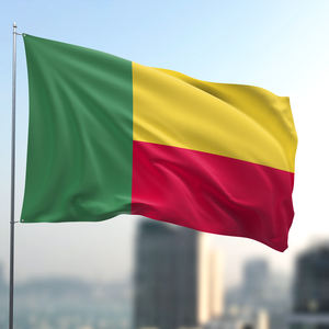 Directo de fábrica personalizado 3*5 pies <span class=keywords><strong>Benin</strong></span> World Flag 100% poliéster fuerte y duradero con color que no se decolora - Product Image 1