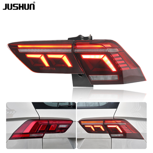 JUSHUN Ensemble de feux arrière améliorés pour VW <span class=keywords><strong>Tiguan</strong></span> 2017-2021, feux arrière LED, luminosité accrue de 30%, vente en gros d'usine - Product Image 1
