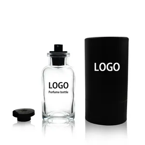 100ml rond vide bouchon de luxe parfum emballage bouteille vaporisateur atomiseur bouteille de parfum en verre