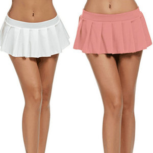 Minifalda Sexy de Verano para Mujer, Minifalda Plisada de Color Sólido, Estilo JK - Product Image 6