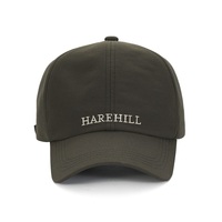 Gorra de Béisbol de 6 Paneles, Estructurada, de Poliéster/Algodón, con Logotipo Personalizado Bordado, de Lujo, con Hebilla Ajustable de Cobre Plateado