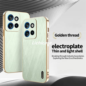 Lichicase di alta qualità comodo contatto con la pelle custodia elettrolitica per Motorola Edge 50 <span class=keywords><strong>Neo</strong></span> 50 Fusion TPU custodia - Product Image 6