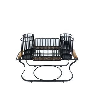 Cross-border European style cutlery drainer, dish <b>rack</b>, and <b>plate</b> holder; detachable multi-layer kitchen chopsticks storage - Product Image 2