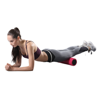 Rodillo de Masaje Shiatsu EMOKA, Recargable, Portátil, Resistente al Agua, con Espuma de Alta Densidad, Calor, Temporizador y Control de Velocidad