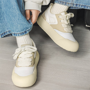 Zapatillas de lona, zapatillas blancas para hombre que aumentan la altura, para parejas, versátiles para todas las ocasiones, zapatillas de lona casuales y modernas para hombre - Product Image 3