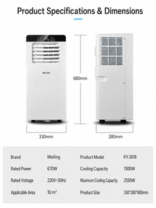 <span class=keywords><strong>Climatiseur</strong></span> <span class=keywords><strong>portable</strong></span> professionnel haute efficacité blanc pour maison, petit <span class=keywords><strong>climatiseur</strong></span> mobile pour maison et chambre - Product Image 6