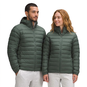 Veste d'hiver pour homme en polyester de haute qualité, manches longues, style urbain, doublure en soie, logo sur le devant, imperméable et enduite - Product Image 1