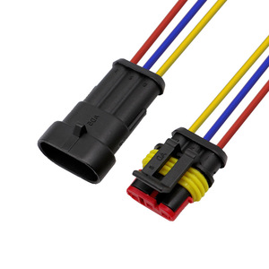4P Automotive Waterproof Wire Harness Connector DJ7041 1.5 21 Copper Core IP67 Fire Retardant Wiring Cable - Product Image 2