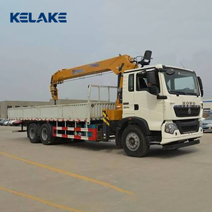 Camion grue Howo 6x4 à prix d'usine avec flèche télescopique hydraulique de 12T 360° °   Grue de levage montée sur camion de transport pour la logistique - Product Image 1