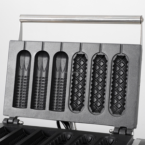 Eléctrico 110/220V Hot Dog Waffle Iron Halloween Snack Machine 3 moldes de acero inoxidable antiadherente Baker's Must-Have New Corn Dog - Product Image 3