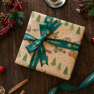 Navidad 50*70 cm Juego de papel de regalo 6 piezas por paquete Papel de regalo Kraft - Product Image 6