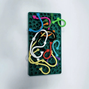 Silicone Sensory Activity Board Small Decompression Plate for Stress Relief <b>Anxiety</b> ADHD Autism Therapy <b>Toy</b> Made Zhejiang - Product Image 3