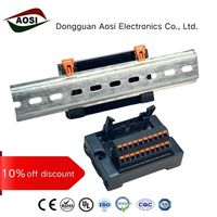 Módulo de Interfaz de E/S para PLC con Conector IDC de Doble Fila, Placa de Relés y Bloque de Terminales para Riel DIN IDC10/14/20/IDC26