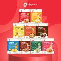 Ofood Premium Instant Korean Tokpokki saveur BBQ 140g, plat de rue asiatique rapide et facile, fabricant de gâteaux de riz en gros