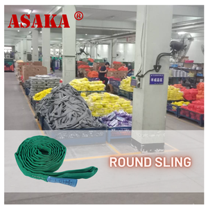 AsakaFactory 2Ton10メートルカーゴラッシング安全ベルト100% ポリエステルヘビーデューティーリフティングラウンドスリングforKenya - Product Image 4