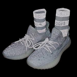 KANGYI Grau Glow In <span class=keywords><strong>The</strong></span> Dark Mode Hohe Qualität Happy Sport Crew Socken Männer - Product Image 5