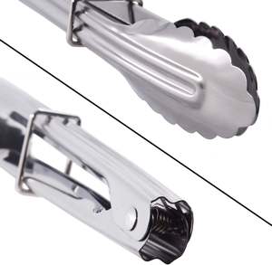 Yeni ürün paslanmaz çelik mutfak pişirme barbekü pişirme araçları paslanmaz çelik mutfak gıda maşası - Product Image 4