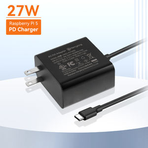 Adaptador de Corriente CC de 27 W con Certificación FCC para Enchufe Estadounidense, 15 V/1,8 A, 12 V/2,25 A, 9 V/3 A para <span class=keywords><strong>Raspberry</strong></span> <span class=keywords><strong>Pi</strong></span> 3/4/5 (Enchufable) - Product Image 1