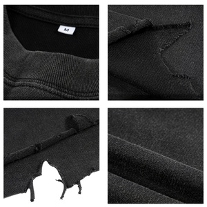 TKAN696D Camisetas Vintage Lisas de 320 g/m² para Hombre, al por Mayor, Personalizadas, de Estilo Desgastado, Ideales para Usar en la Calle - Product Image 2