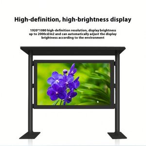 จอแสดงผล LED แบบ All-In-One ความละเอียด 4K HD สีสันสดใส อัตราส่วนภาพ 4:3 ขนาด 49/55/65/75/86 นิ้ว กันน้ำ สำหรับโฆษณาภายนอกอาคาร แนวตั้ง รองรับ SDK มาตรฐาน IP65 ความสว่าง 5000cd/m2 - Product Image 3