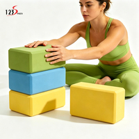 Nouveaux styles 2026 – Blocs de yoga en mousse EVA écologiques à bords biseautés – Briques de Pilates antidérapantes pour la stabilité en yoga et Pilates