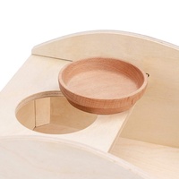 Bac à sable, hamster de dessin animé, souris Lemming ou Gerbils, pour bain de sable, anti-poussière, créatures en bois, instrument de douche