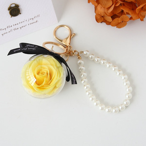 Juego de Regalo de Rosas Preservadas 2026, Llavero de Rosa Acrílica Eterna de Larga Duración para el Día de San Valentín y Navidad - Product Image 2