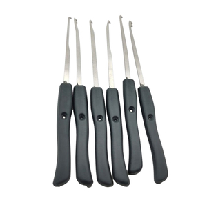 10 Pièces Clé Extracteur Réparation gris Pics De Verrouillage Ensemble D'outils Cassé Retrait Crochets Aiguilles pour le Bureau À La Maison - Product Image 2