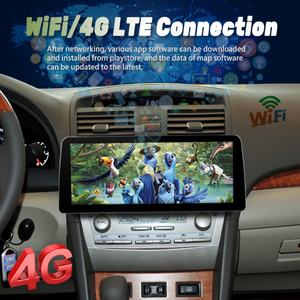 Lecteur vidéo de voiture Android 13 avec écran 12,3 pouces 1920*720, autoradio stéréo pour Toyota Camry 2013-2018, GPS, multimédia, Carplay, unité principale - Product Image 6