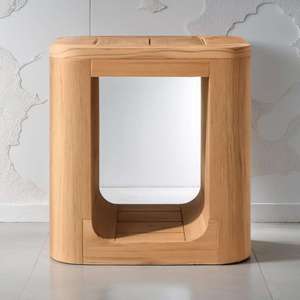 Teak Solid Wood Luxury Outdoor Garden Furniture High End Patio Balcony <b>square</b> <b>Side</b> <b>Table</b> - Product Image 4