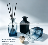 Diffuseur d'arômes sans flamme en verre de 150 ml avec fleurs séchées, pour maison et bureau, vente en gros usine