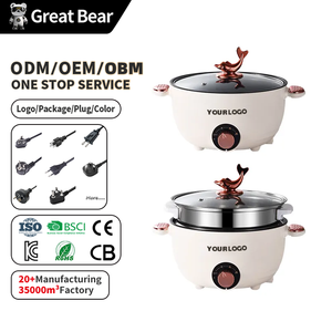 Factory Sale Custom 22-28cm High-capacity Multi Purpose Mini <strong>Electric</strong> Hot Pot Nonstick <strong>Electric</strong> Frying <strong>Pan</strong> <strong>Electric</strong> Skillets - Product Image 1