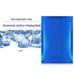 Etiqueta privada Cuidado de la <span class=keywords><strong>piel</strong></span> natural Hidratante Mascarilla calmante Después de la reparación del sol Post Microneedling hoja de máscara <span class=keywords><strong>facial</strong></span> - Product Image 2