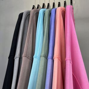 Yingling 430g 100% algodón francés Terry Hoodies Sun Faded Dye Hoodie en blanco de gran tamaño sin cuerdas O-neckline sudadera para hombre - Product Image 2