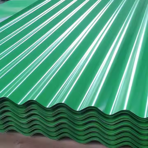 แผ่นเหล็กชุบสังกะสีลูกฟูก22เกจแผ่นรับการรับรองสำหรับการตัดหลังคา - Product Image 6
