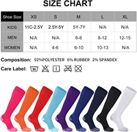Chaussettes de softball personnalisées Chaussettes de compression pour hommes Chaussettes de sport tubulaires à hauteur du genou sur le mollet