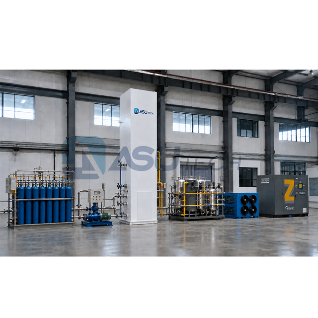 Small Cryogenic Air Separation Unit for Industrial Oxygen and Nitrogen Supply