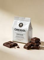 Sacs d'emballage pour chocolat personnalisés, sachets refermables de qualité alimentaire, pochettes antistatiques en OPP, CPP, aluminium