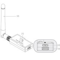 3DR Radio V5 Télémétrie 433Mhz 915Mhz 1000MW/500MW Module de transmission de données air et sol avec câbles OTG pour APM 2.8 /Pixhawk 2.4.8