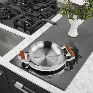 Sartén de <span class=keywords><strong>paella</strong></span> de doble mango de acero inoxidable de alta calidad, sartén para Wok, moderna, ecológica para mariscos, fritos, a la - Product Image 1