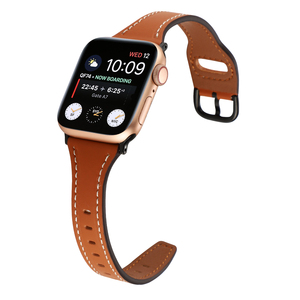 <span class=keywords><strong>Bracelet</strong></span> de montre femme en <span class=keywords><strong>cuir</strong></span> pour <span class=keywords><strong>Apple</strong></span> <span class=keywords><strong>Watch</strong></span> 8 7 49mm 41mm 45mm <span class=keywords><strong>Bracelet</strong></span> fin pour IWatch Series 6 5 4 SE 40mm 44mm Bracelets - Product Image 4