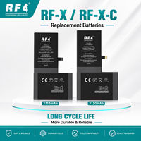 Batterie de remplacement rechargeable haute capacité Li-ion polymère RF4 2716mAh & 3150mAh compatible avec iPhone X en stock