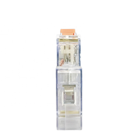 Disjoncteur miniature QHB7-63 C20 1P 20A 230/400V 6KA 50Hz en cuivre avec boîtier transparent IEC 60898-1 AC, fixation par clipser/sur rail